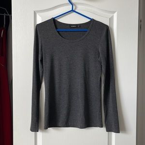 LILIBLEU lightweight grey crew neck sz med